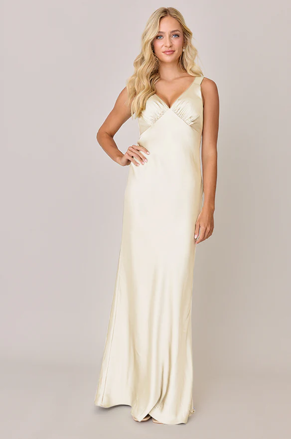 Audrey Satin Dress | Made To Order - Image 111