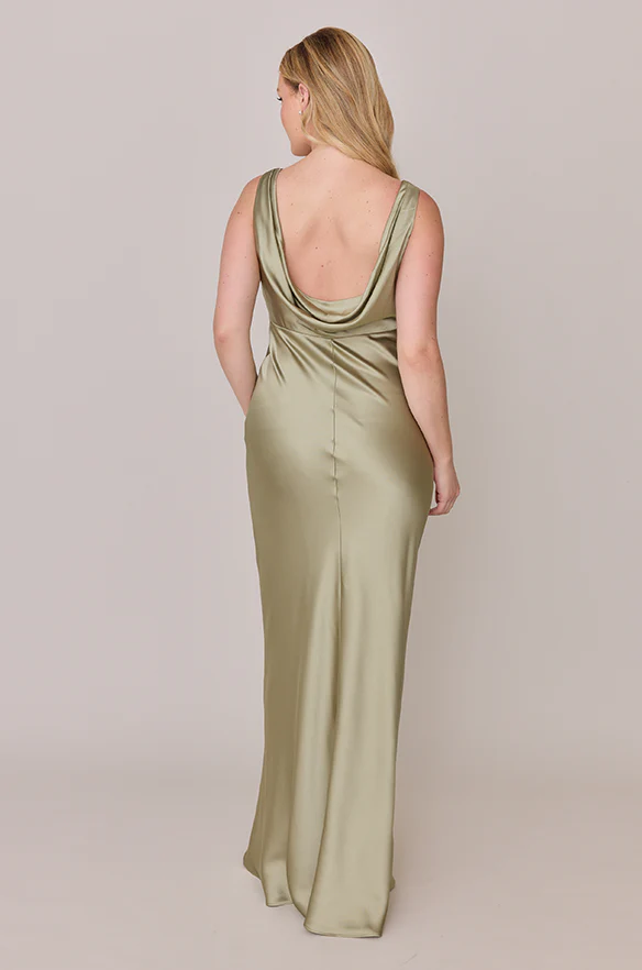 Audrey Satin Dress | Made To Order - Image 146