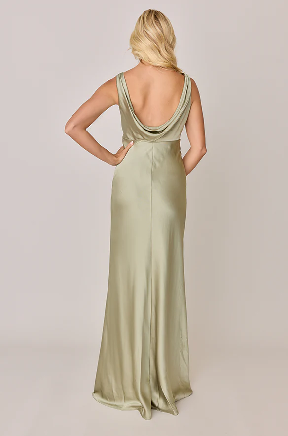 Audrey Satin Dress | Made To Order - Image 148