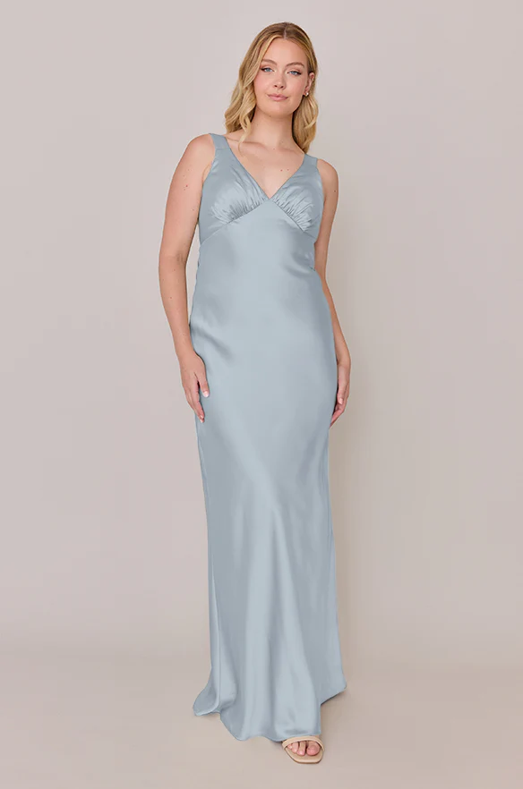 Audrey Satin Dress | Made To Order - Image 149