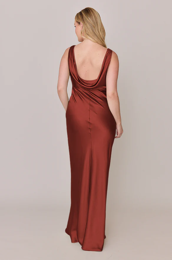 Audrey Satin Dress | Made To Order - Image 166