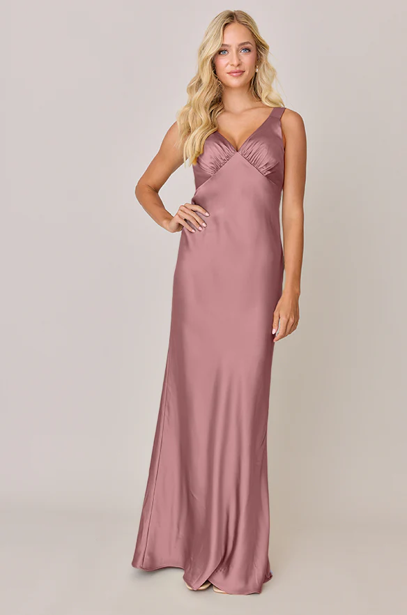 Audrey Satin Dress | Made To Order - Image 173