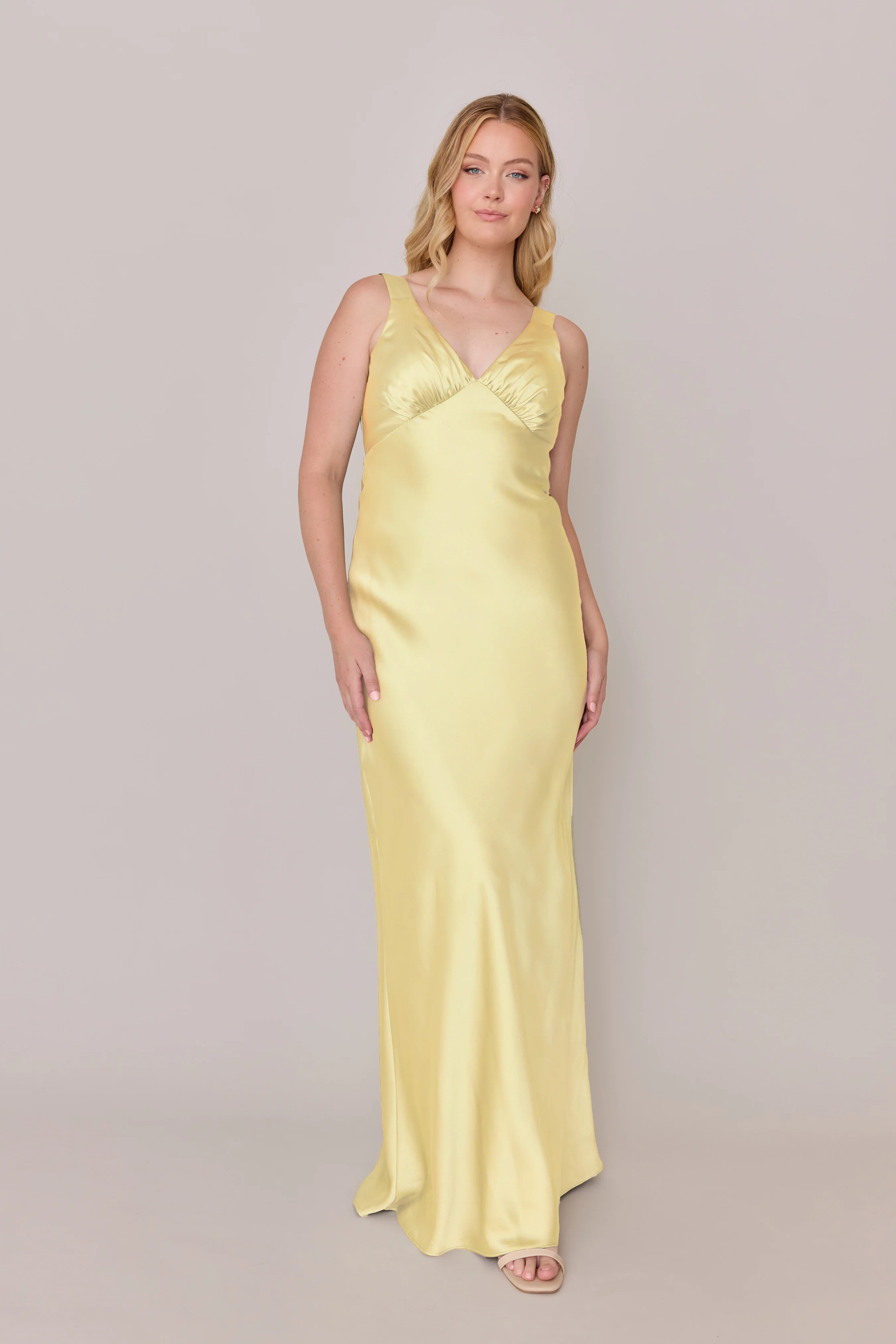 Audrey Satin Dress | Made To Order - Image 176