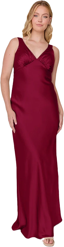 Audrey Satin Dress | Made To Order - Image 188