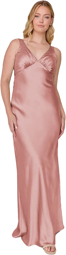 Audrey Satin Dress | Made To Order - Image 191