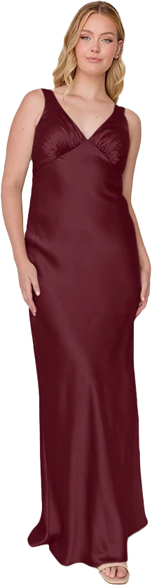 Audrey Satin Dress | Made To Order - Image 192