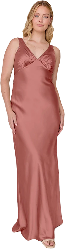 Audrey Satin Dress | Made To Order - Image 197