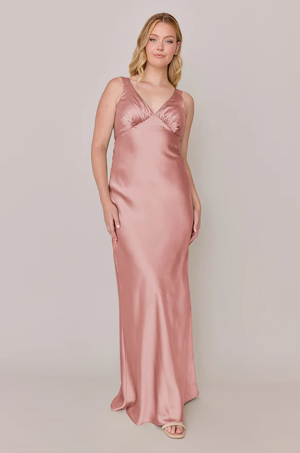 Audrey Satin Dress | Made To Order - Image 20