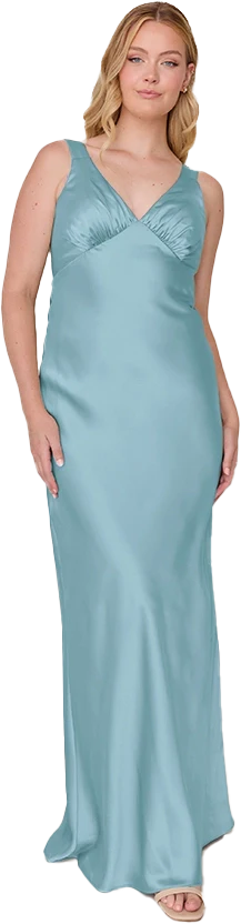 Audrey Satin Dress | Made To Order - Image 209