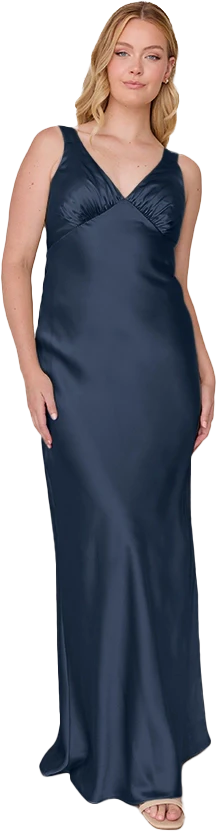 Audrey Satin Dress | Made To Order - Image 221