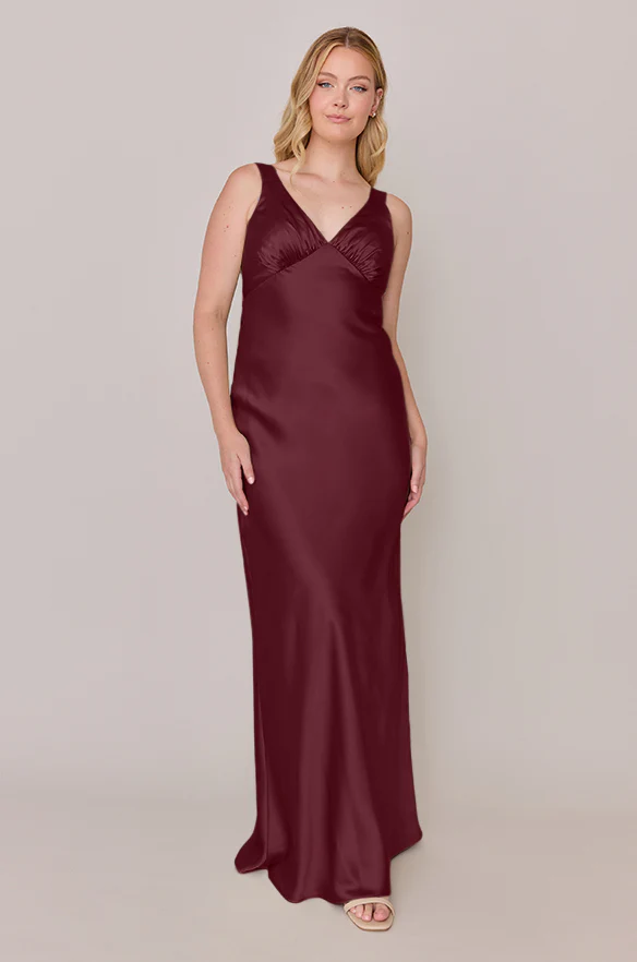 Audrey Satin Dress | Made To Order - Image 23