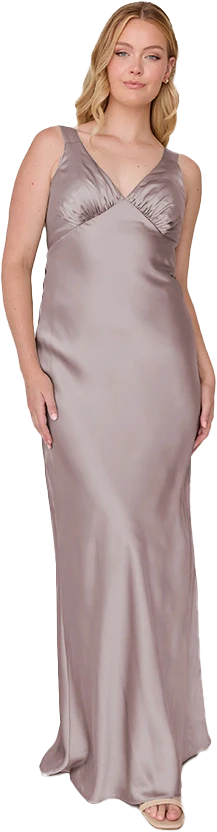 Audrey Satin Dress | Made To Order - Image 232