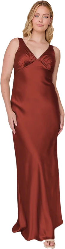 Audrey Satin Dress | Made To Order - Image 233