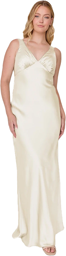 Audrey Satin Dress | Made To Order - Image 236
