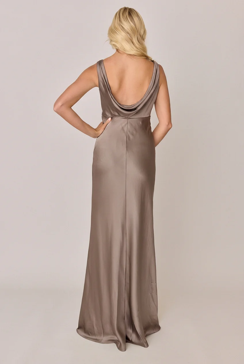 Audrey Satin Dress | Made To Order - Image 247