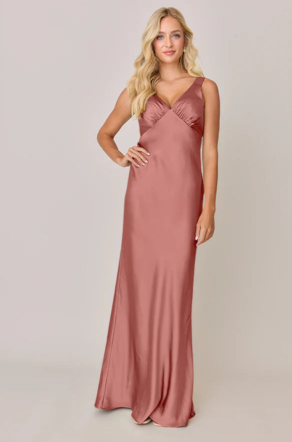 Audrey Satin Dress | Made To Order - Image 41