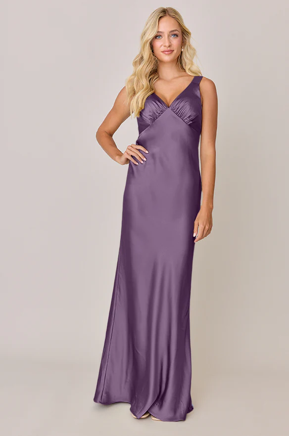 Audrey Satin Dress | Made To Order - Image 44
