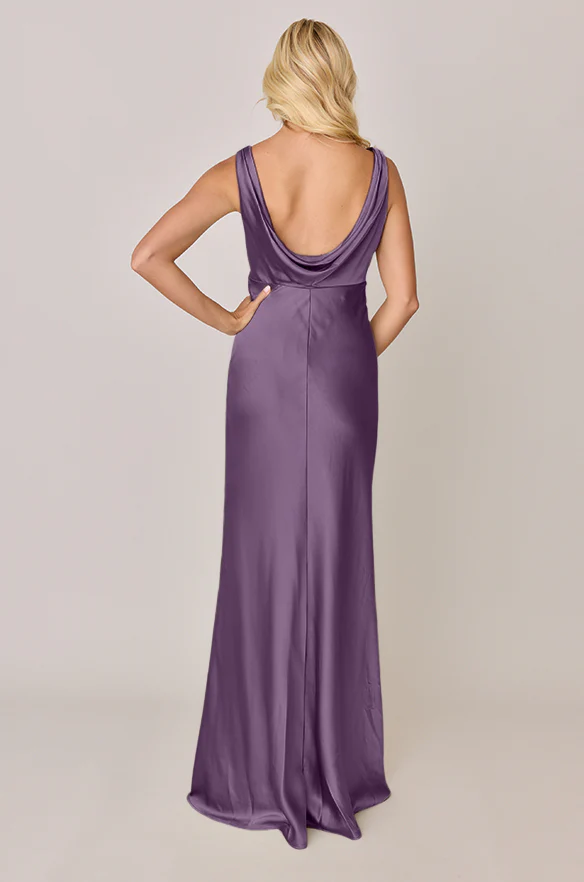 Audrey Satin Dress | Made To Order - Image 45