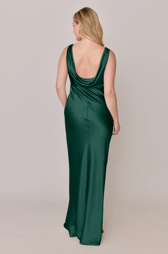 Audrey Satin Dress | Made To Order - Image 50