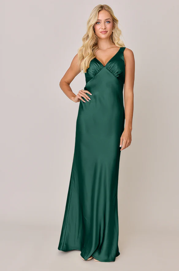 Audrey Satin Dress | Made To Order - Image 51