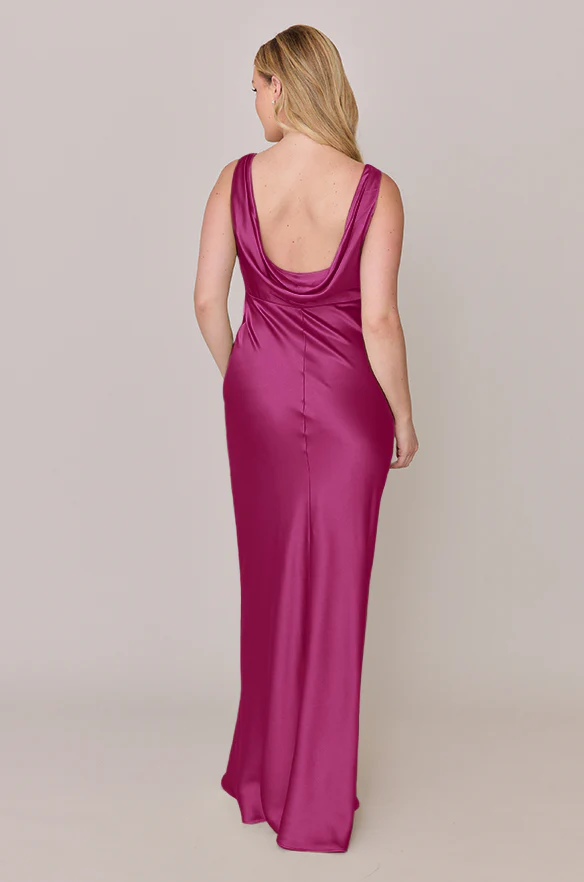Audrey Satin Dress | Made To Order - Image 60