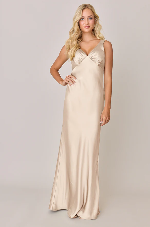 Audrey Satin Dress | Made To Order - Image 63