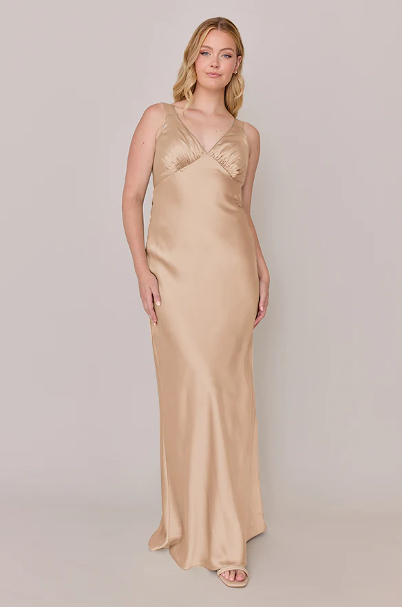 Audrey Satin Dress | Made To Order - Image 67