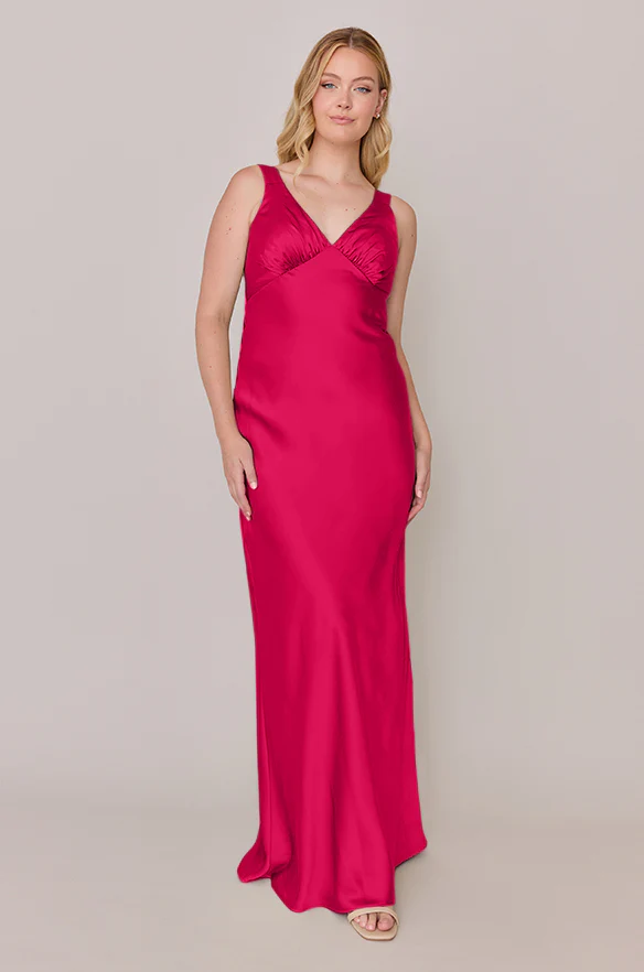 Audrey Satin Dress | Made To Order - Image 71