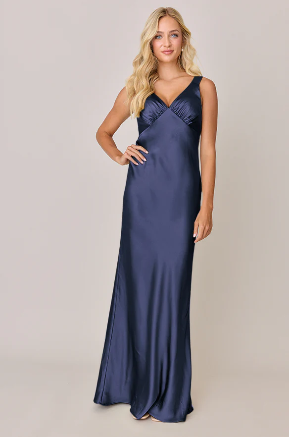 Audrey Satin Dress | Made To Order - Image 75