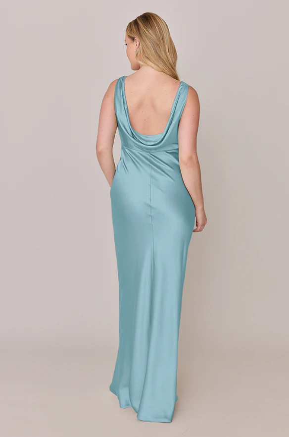 Audrey Satin Dress | Made To Order - Image 78