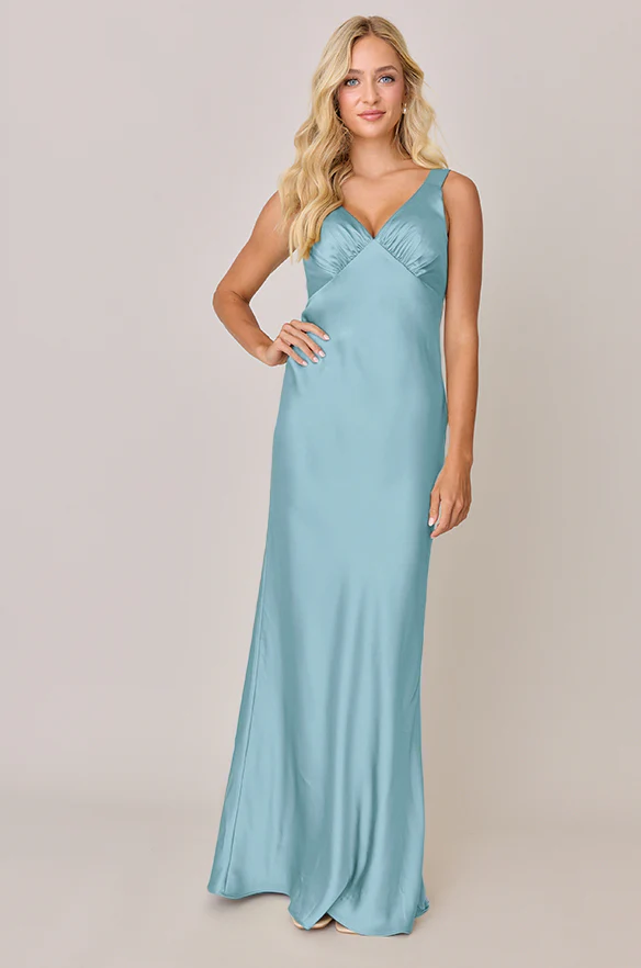 Audrey Satin Dress | Made To Order - Image 79