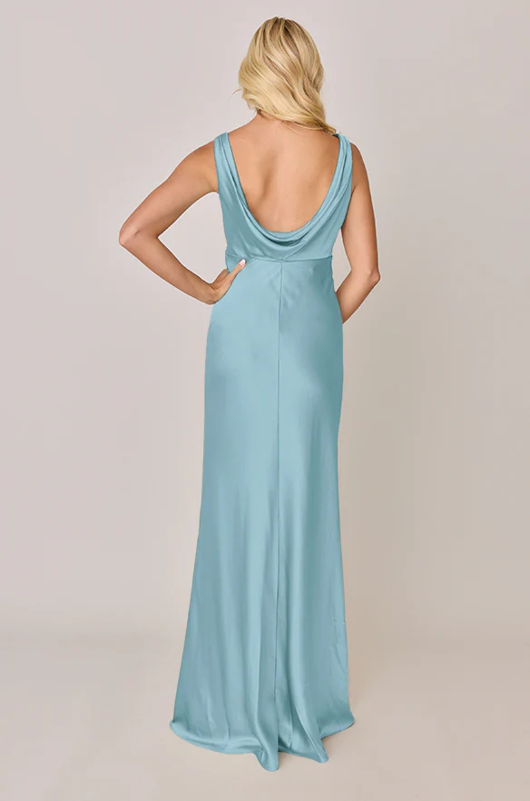 Audrey Satin Dress | Made To Order - Image 80