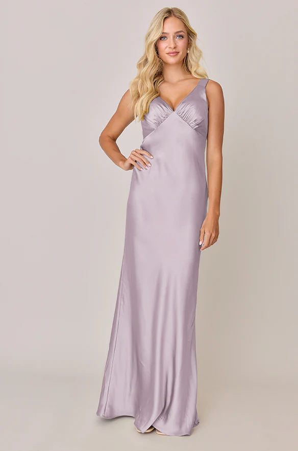 Audrey Satin Dress | Made To Order - Image 87