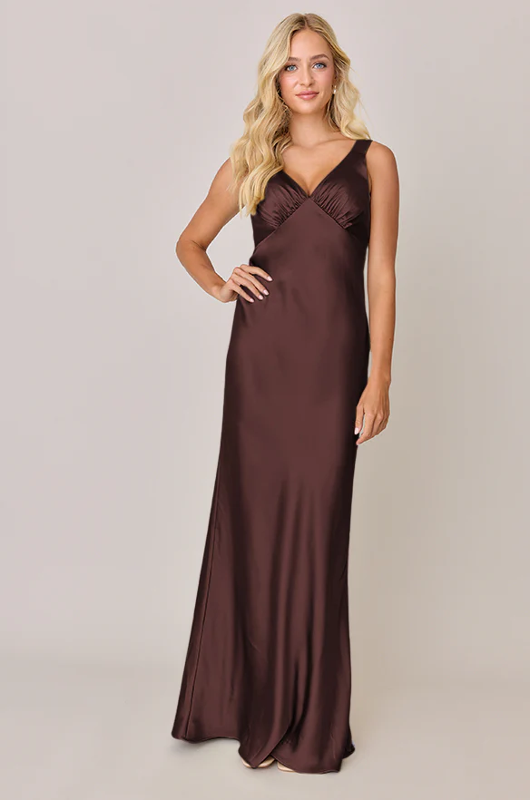 Audrey Satin Dress | Made To Order - Image 91