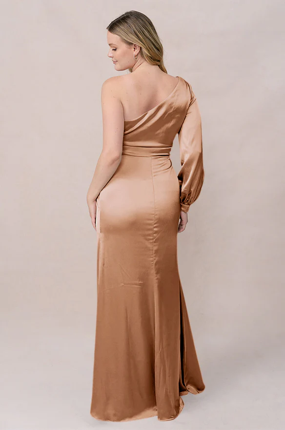 Aurora Satin Dress | Made To Order - Image 100