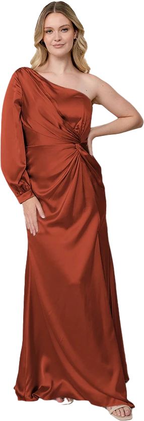 Aurora Satin Dress | Made To Order - Image 139