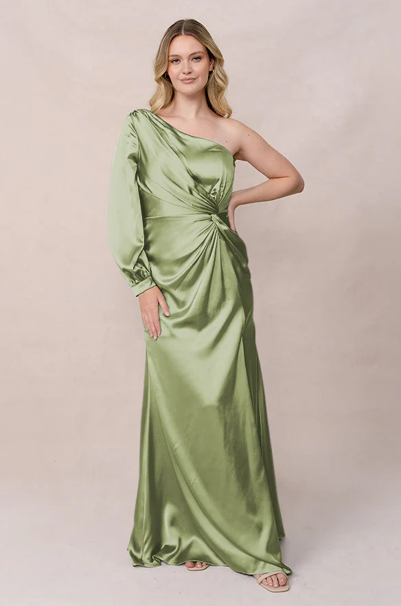 Aurora Satin Dress | Made To Order - Image 154