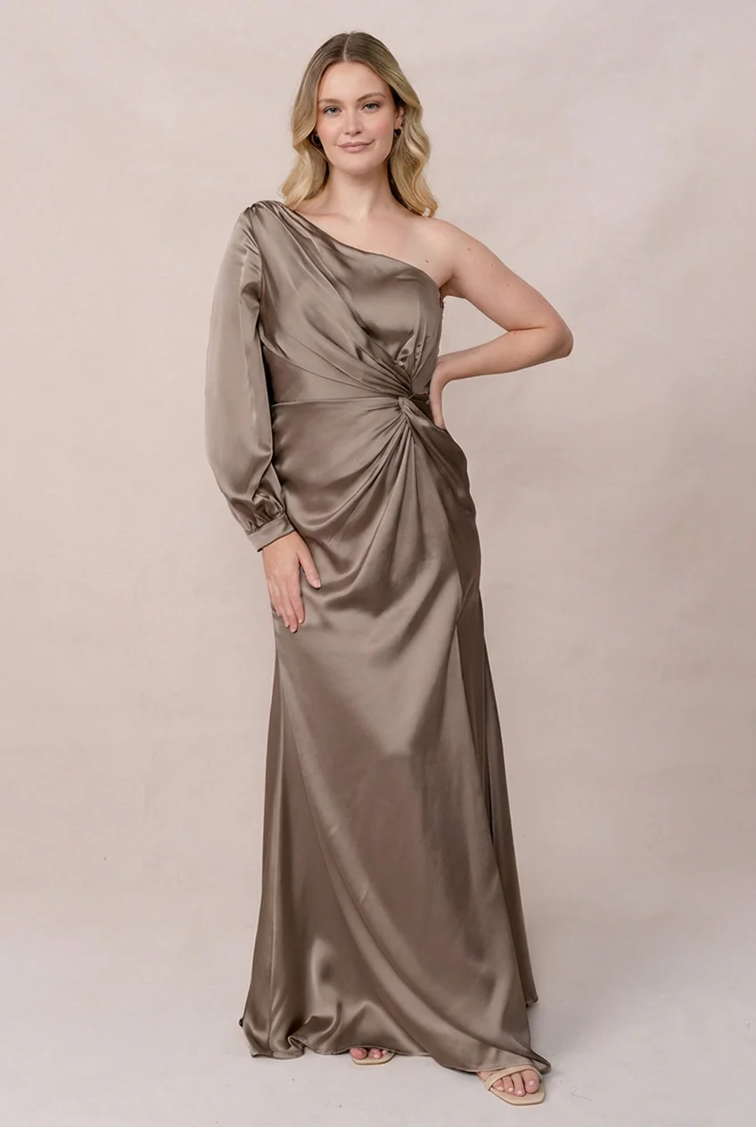 Aurora Satin Dress | Made To Order - Image 161