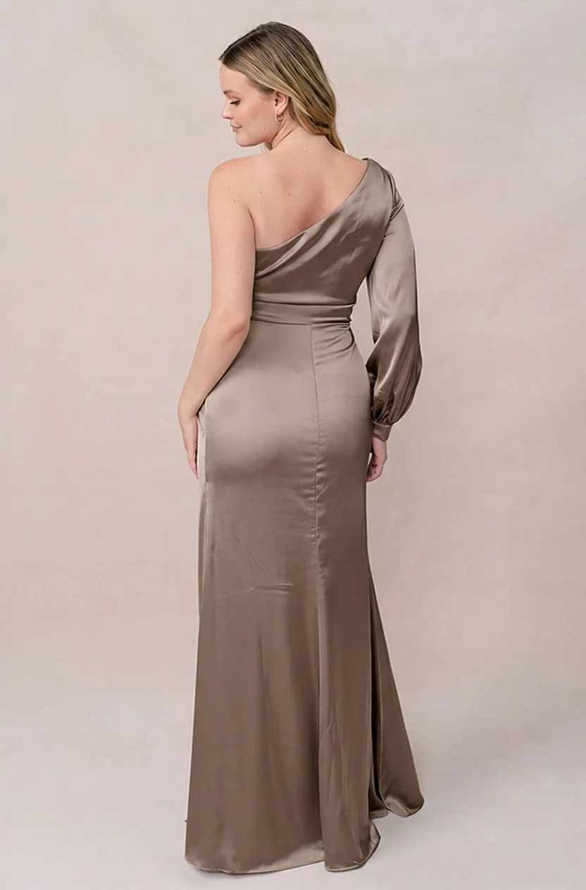 Aurora Satin Dress | Made To Order - Image 163