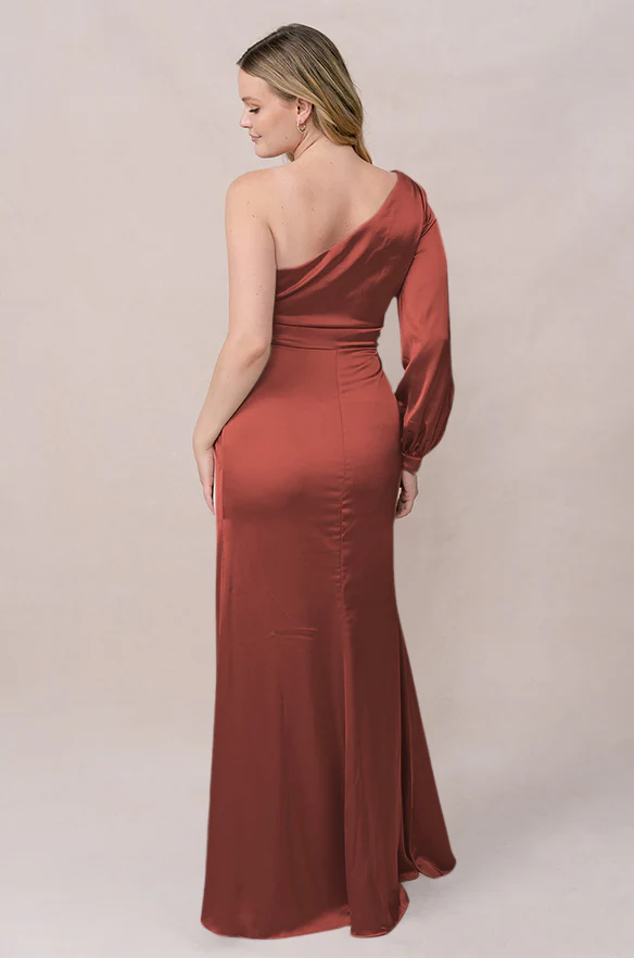 Aurora Satin Dress | Made To Order - Image 24