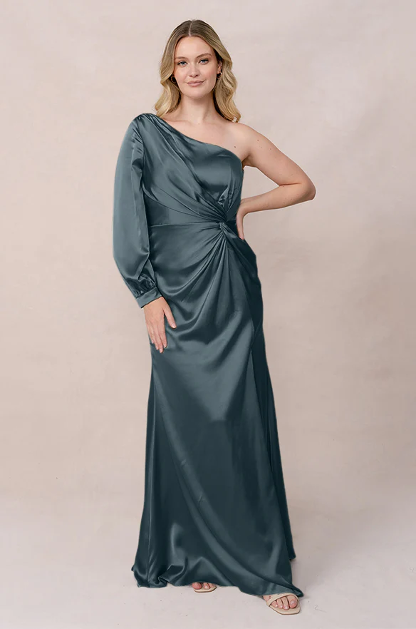 Aurora Satin Dress | Made To Order - Image 39