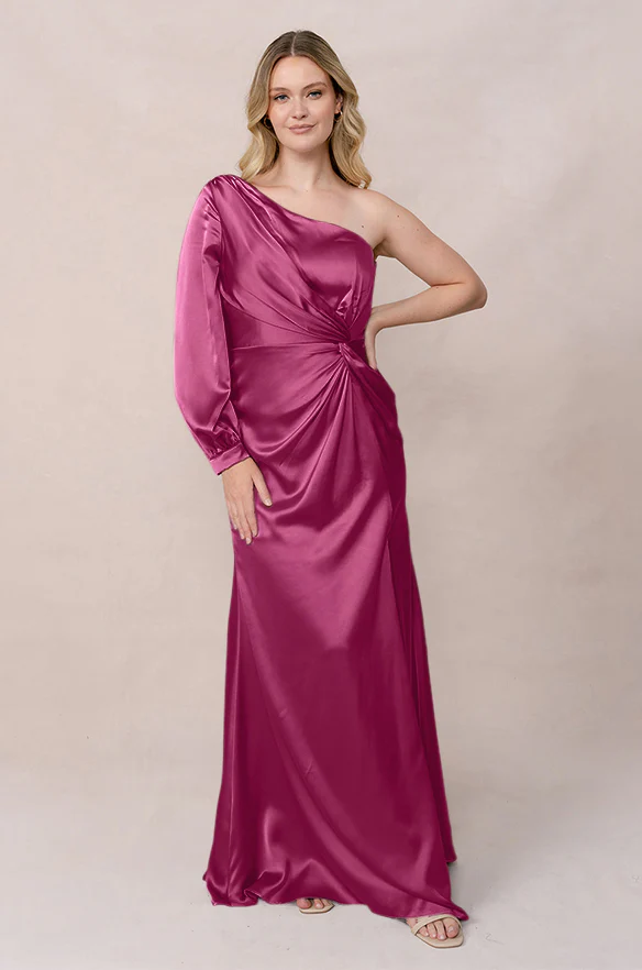 Aurora Satin Dress | Made To Order - Image 43