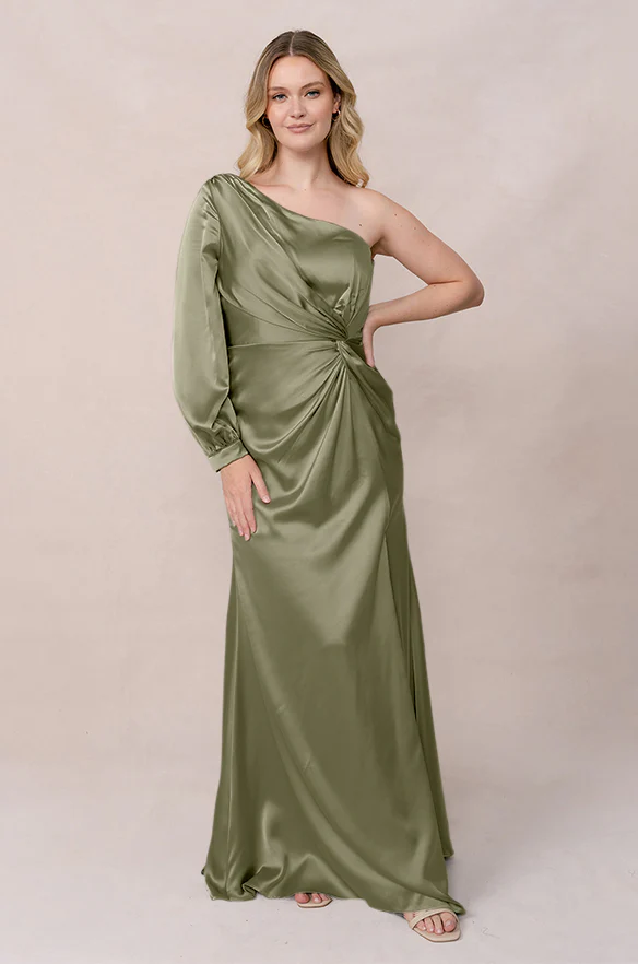 Aurora Satin Dress | Made To Order - Image 67
