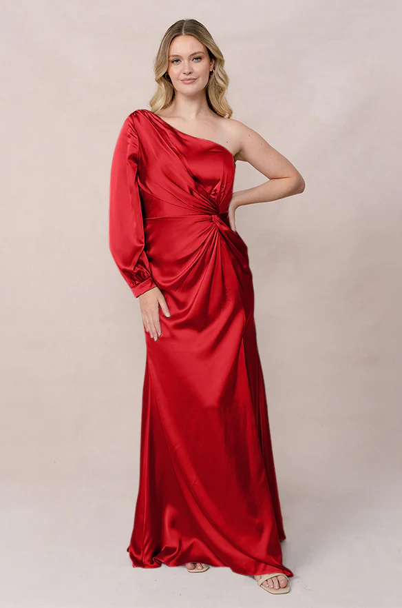 Aurora Satin Dress | Made To Order - Image 75