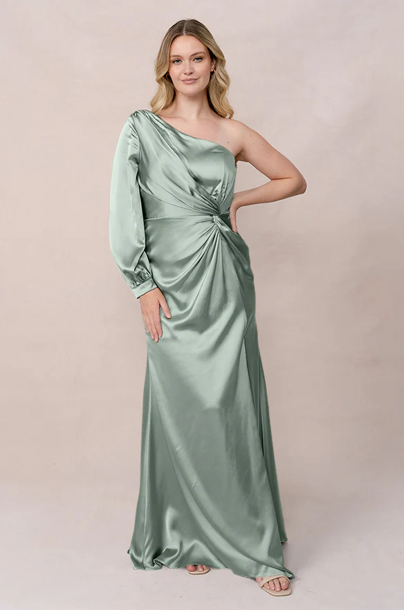 Aurora Satin Dress | Made To Order - Image 85