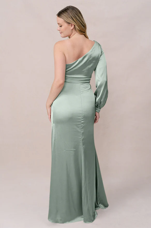 Aurora Satin Dress | Made To Order - Image 86