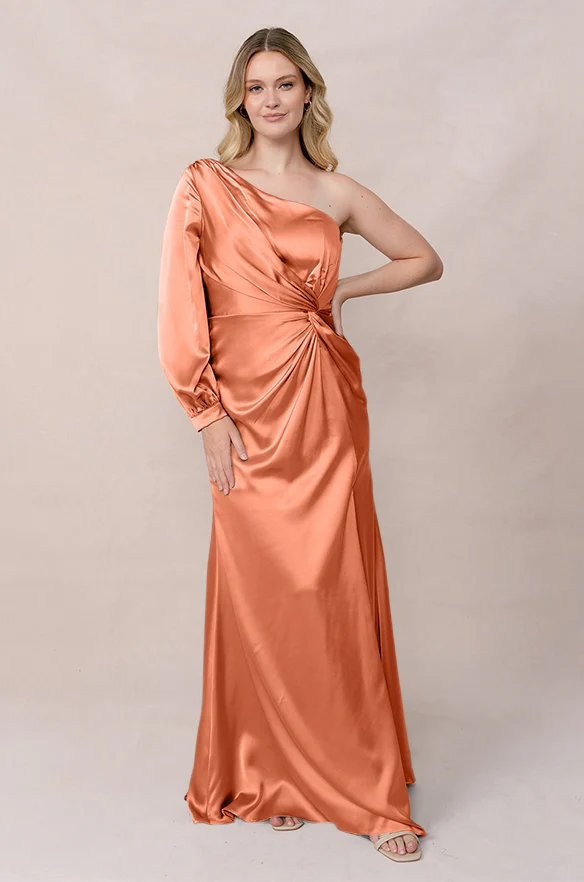 Aurora Satin Dress | Made To Order - Image 93