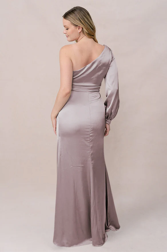Aurora Satin Dress | Made To Order - Image 96