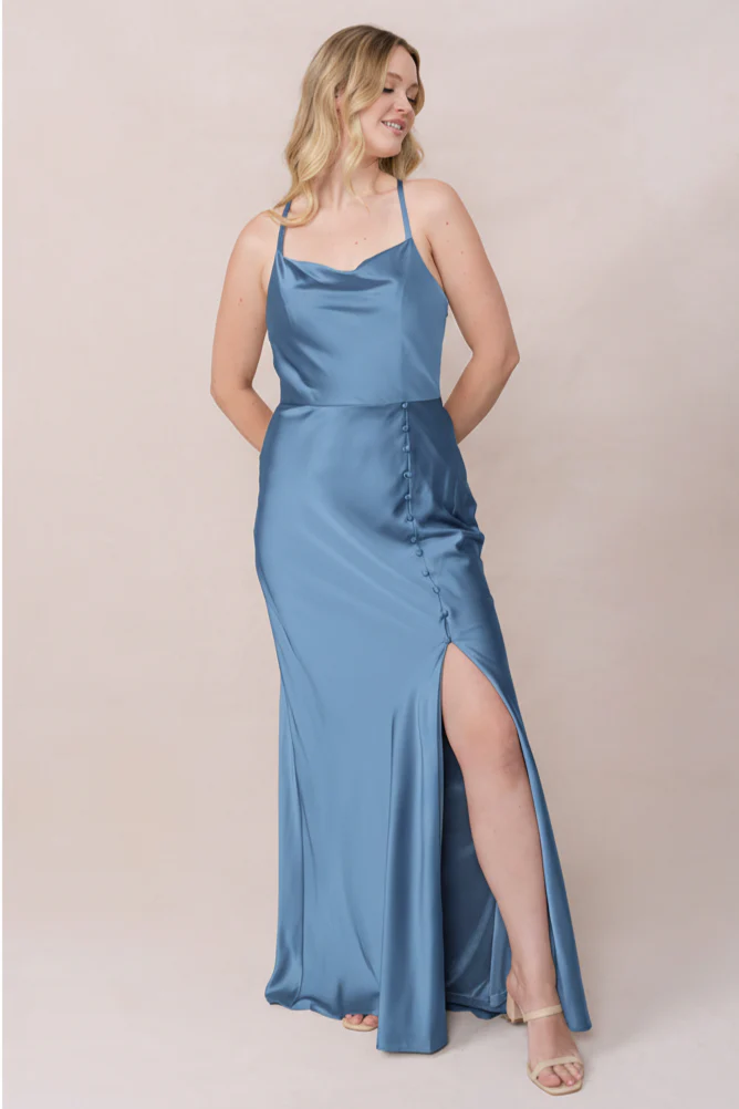Billie Satin Dress | Made To Order - Image 156