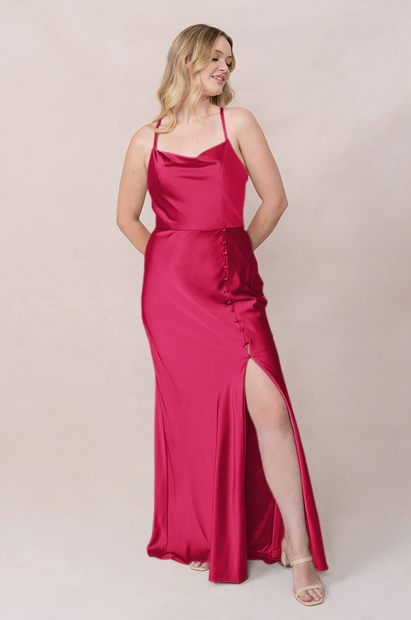 Billie Satin Dress | Made To Order - Image 49